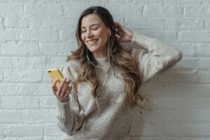Woman in Sweater